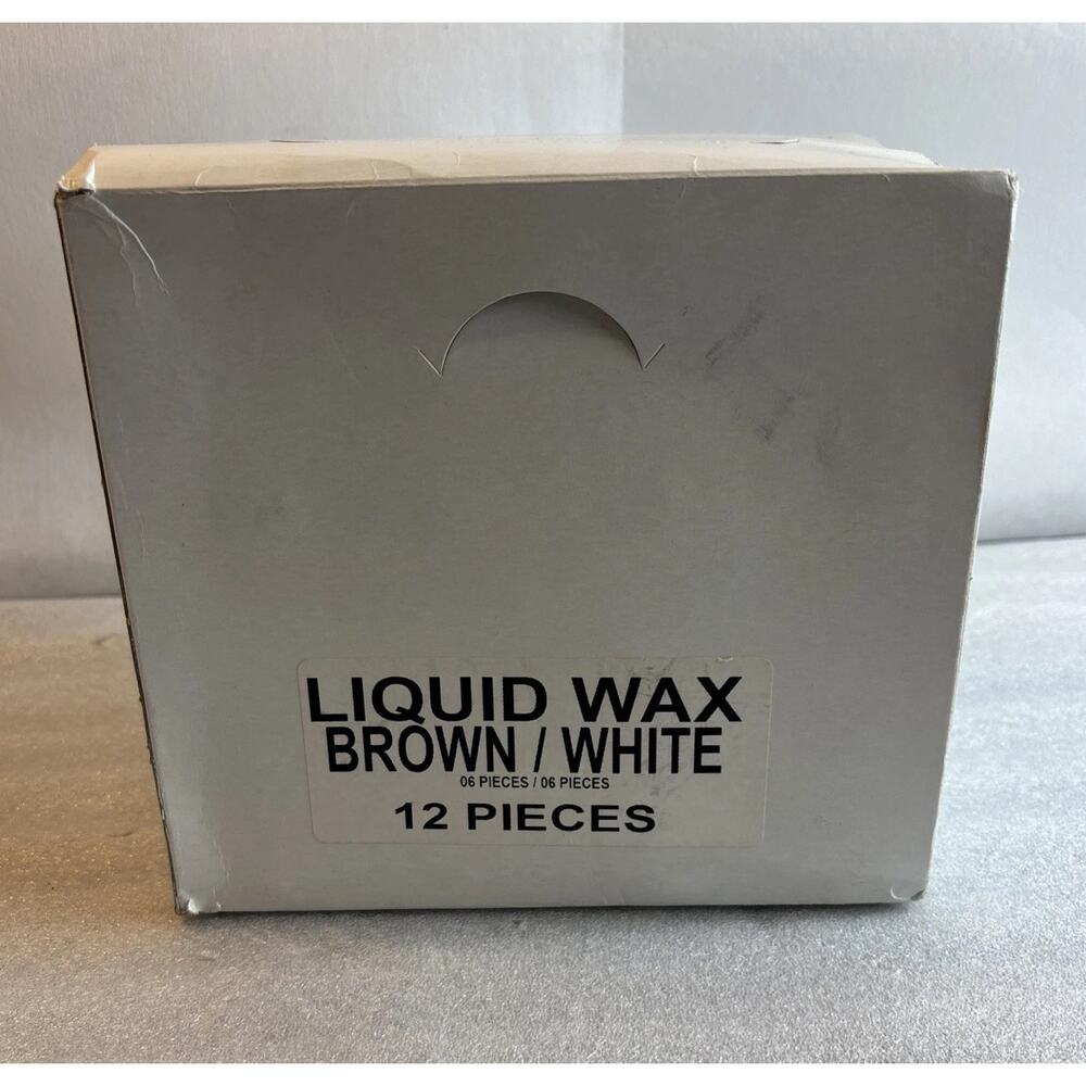 El Oso Brown/white Liquid Wax Shoe Polish Cera Liquida Para Calzado 12 Pack